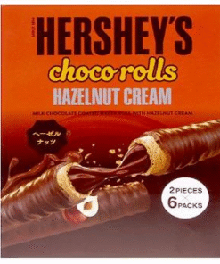 Hershey Choco Rolls Hazelnut Cream (108g)
