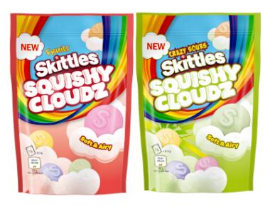 Skittles Squishy Cloudz Original (Fruity, Sour) (94g)