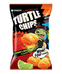 Turtle Chips Flamin' Lime Flavor - 160g