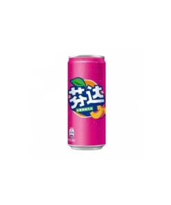 Fanta White Peach Soda (China) 330ml